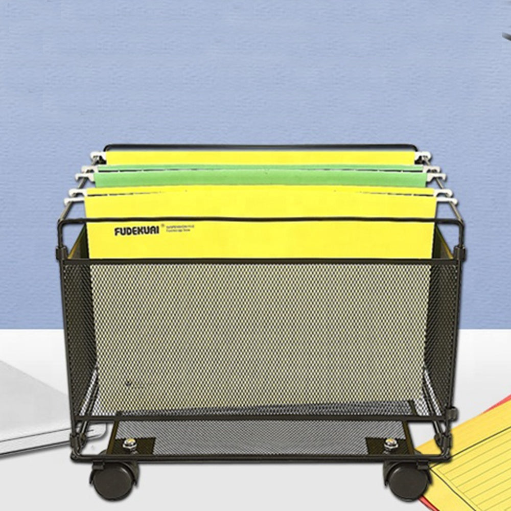 Storage Hanging Office Desktop Stackable Mesh Organizer Plastic File
