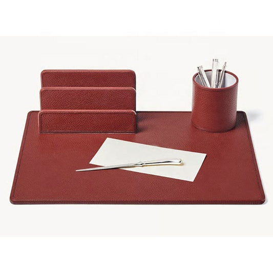 Desk Pad Mouse Pad Letter Rack Round Pen Pot