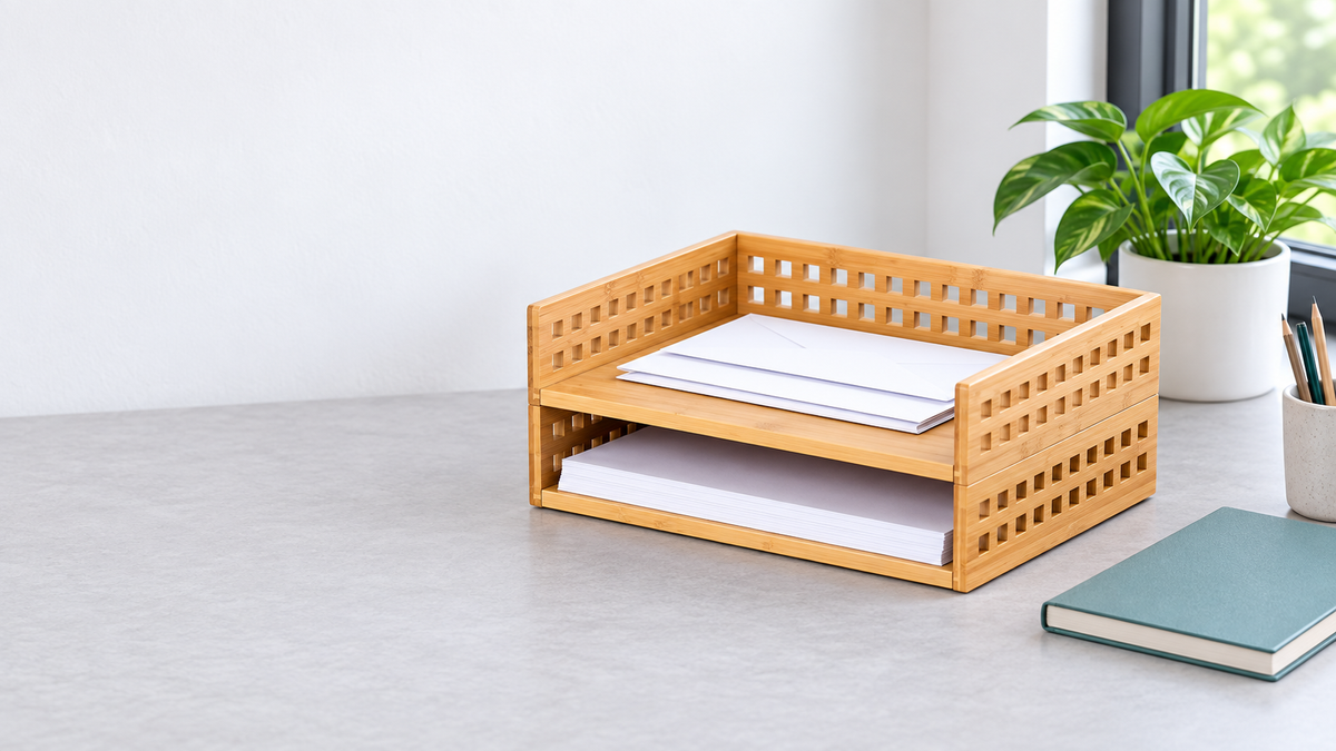 Desk & Document Organizers; styling accessories are not included unless listed